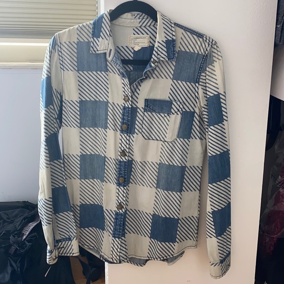 Current Elliott Slim Boy Shirt (Discovery Plaid) - Picture 2 of 5